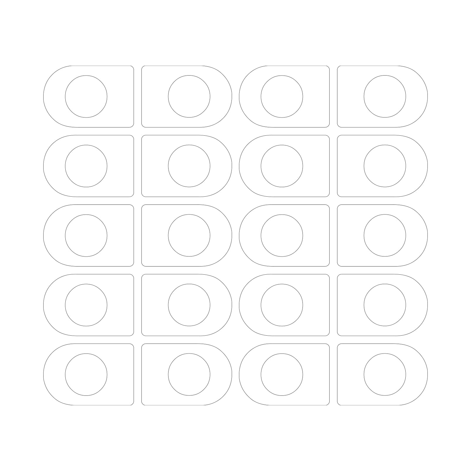 Custom Arai GP-7 Tear-Off Speed Tabs (20 Pack)