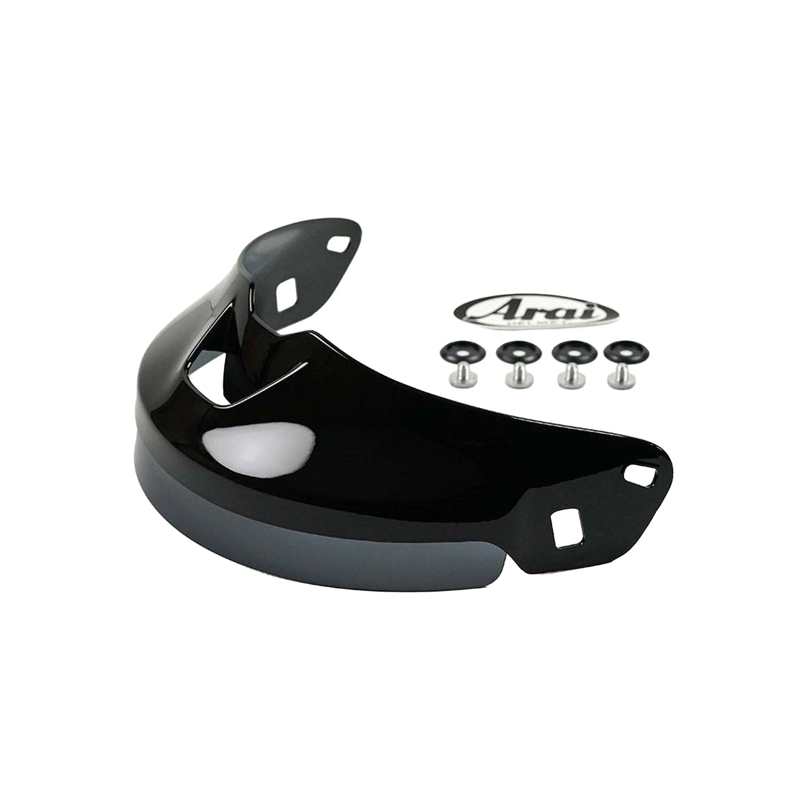 Arai GP-5W & Arai GP Jet Black Helmet Peak