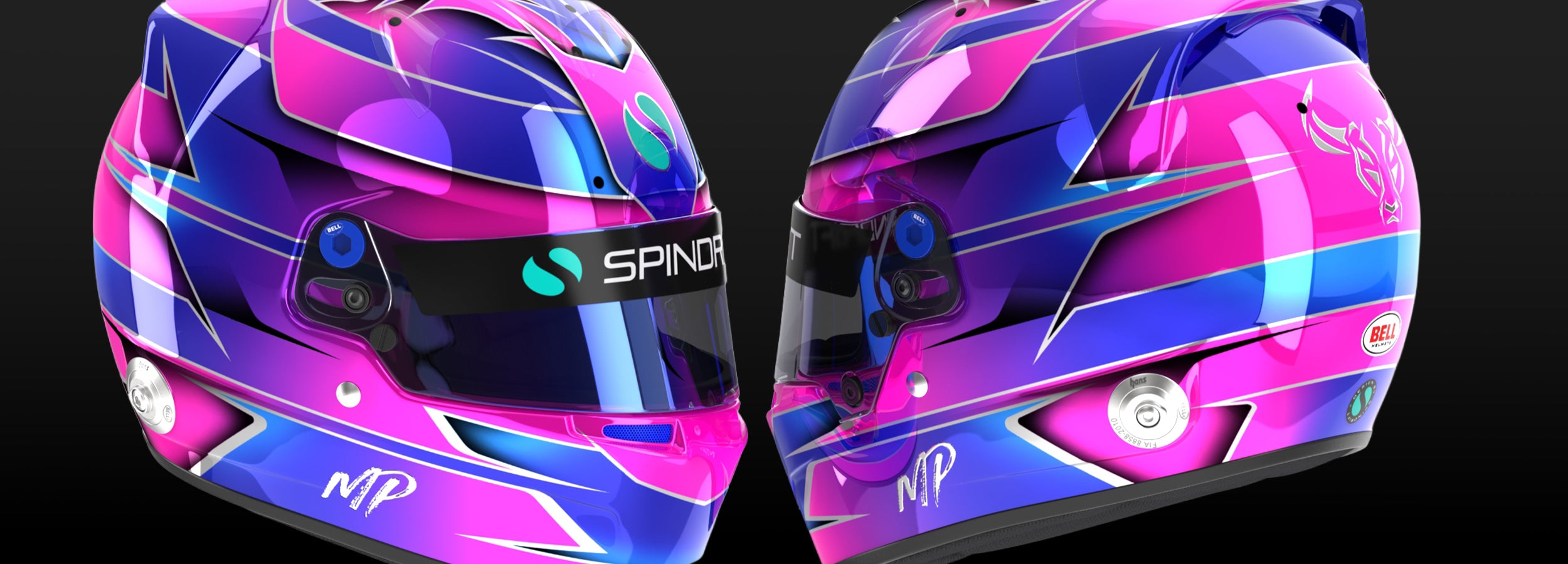 Helmet Design by Spindrift Motorsport